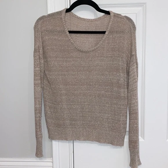 Brandy Melville Sweaters Oatmeal Colored Sweater Poshmark